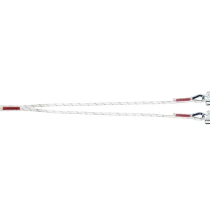 Esclusivo Cordino di trattenuta 3M Protecta AL432/1 a forcella con ganci per ponteggio, 1,3mt