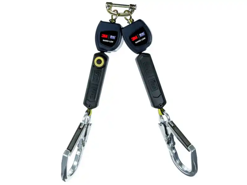 Dispositivo anticaduta retrattile 3M DBI-SALA Nano-Lok a forcella, nastro 1,94mt Economico
