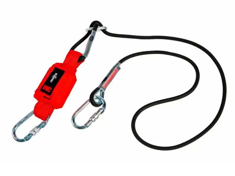 Cordino assorbitore a sbraccio singolo 3M Protecta con moschettone e fune regolabile 1,38-2mt Prezzo Ridotto