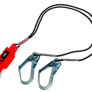 Cordino assorbitore a 2 braccia 3M Protecta con moschettone a vite, fune 1,8mt Bestseller