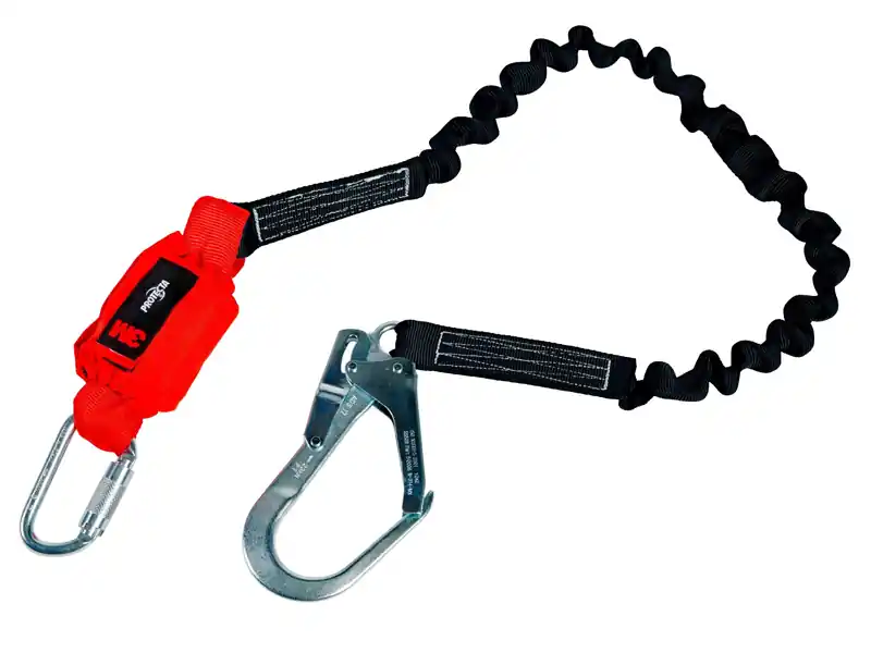 Cordino assorbitore a sbraccio singolo 3M Protecta con moschettone Twist Lock, nastro 1,5mt Prezzo Ridotto