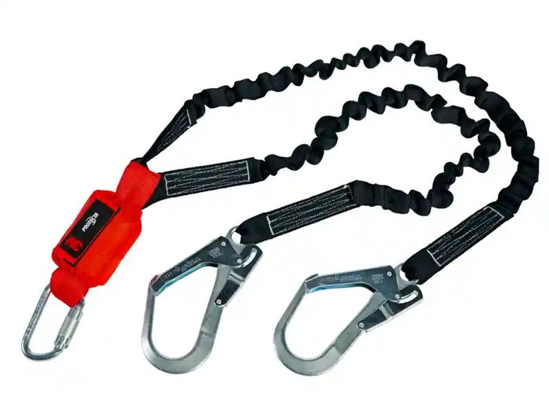 Cordino a forcella con assorbitore 3M Protecta in tessuto elasticizzato 2mt, portata 140Kg Ultimissimo Modello