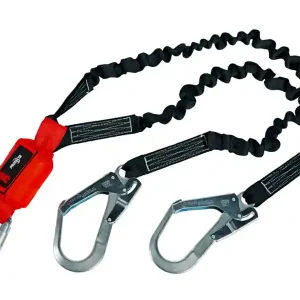 Saldi Cordino a forcella con assorbitore 3M Protecta in tessuto elasticizzato 1,5mt, portata 140Kg