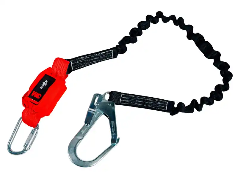 Compra Oggi Stesso Cordino a sbraccio singolo con assorbitore 3M Protecta in tessuto elasticizzato 2mt, portata 140Kg