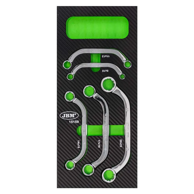 Modulo per carrelli portautensili 18x39 - Chiavi ad anello Tipo-C - 5 pezzi JBM Offerta