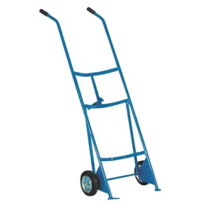 Nuova Collezione Carrello portafusti Carvel 600x1600mm per fusti metallici 220lt, portata 300Kg