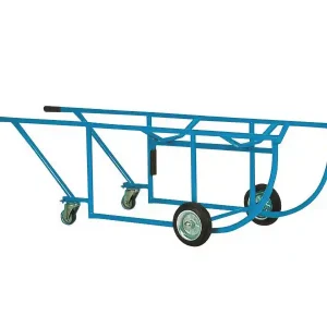 Scelto Dai Clienti Carrello portafusti ribaltabile Carvel 600x1700x528mm per fusti metallici 220lt, portata 300Kg