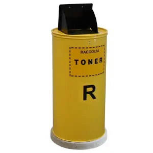 Solo Oggi Contenitore in acciaio Carvel 400x840mm per raccolta toner inchiostro, 100lt