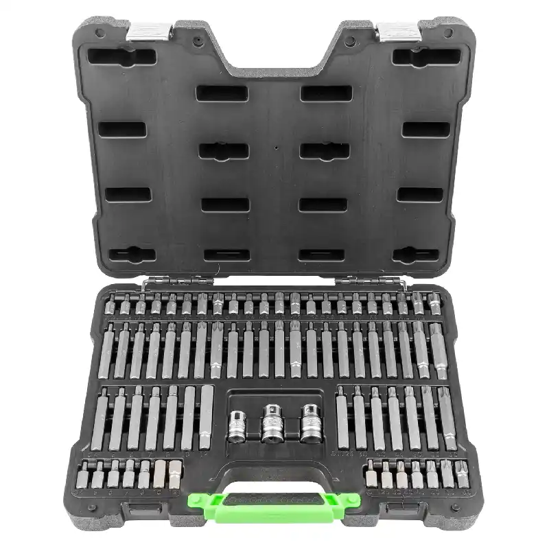 Popolare Set di punte per cacciaviti cù adattatori - Imbus, Torx, XZN, Torx Tamper-Proof, Ribe - 75 pezzi