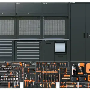 Arredo Beta RSC50 2.0 F per officina 3155x760x2000mm completo di 411 utensili Beta Ultima Occasione