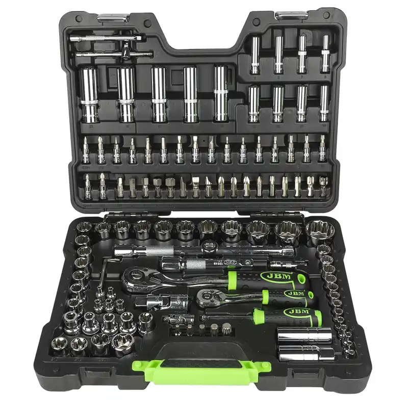 Offerta Limitata Set di bussole, inserti e utensili – 1/4" e 1/2", 113 pezzi