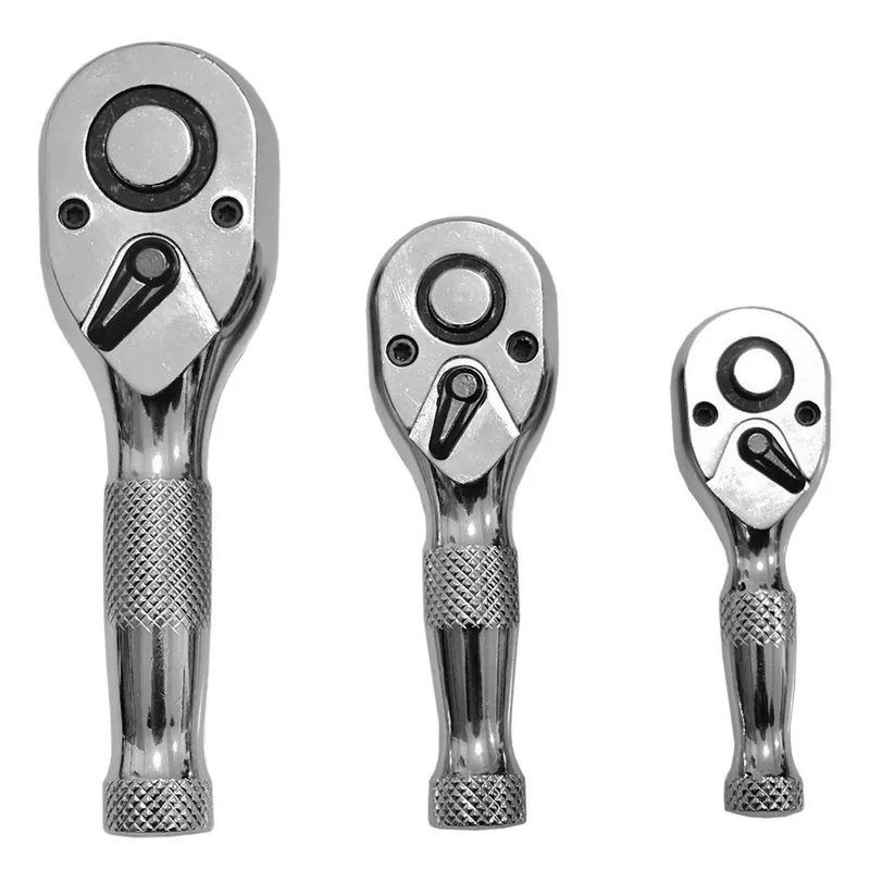 Set chiave a cricchetto Stubby 1/4", 3/8", 1/2" - 3 pezzi Occasione