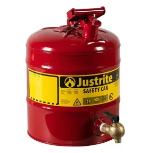 Solo Oggi Contenitore di sicurezza con rubinetto Carvel 298x429mm per liquidi infiammabili, 19lt