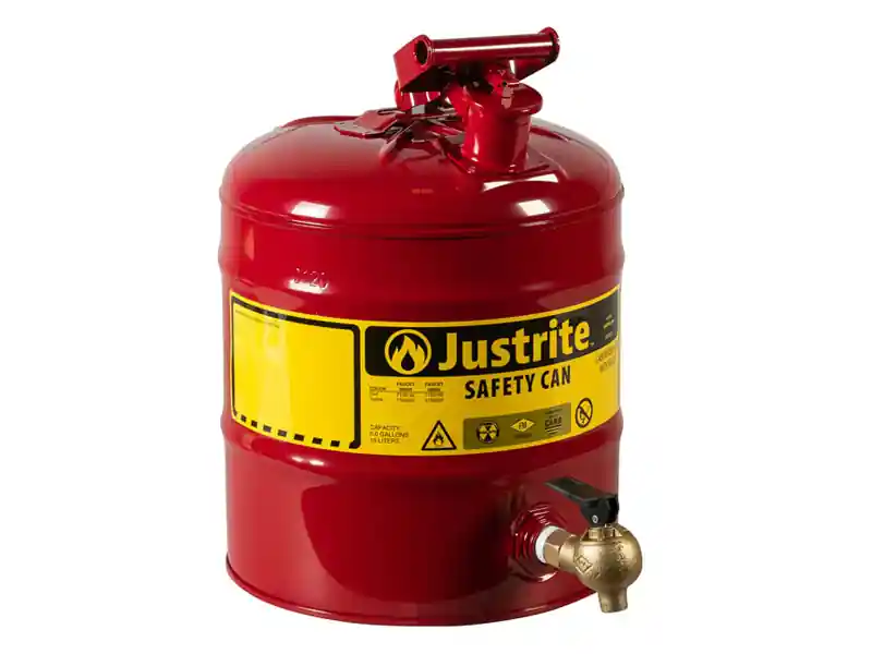Solo Oggi Contenitore di sicurezza con rubinetto Carvel 298x429mm per liquidi infiammabili, 19lt