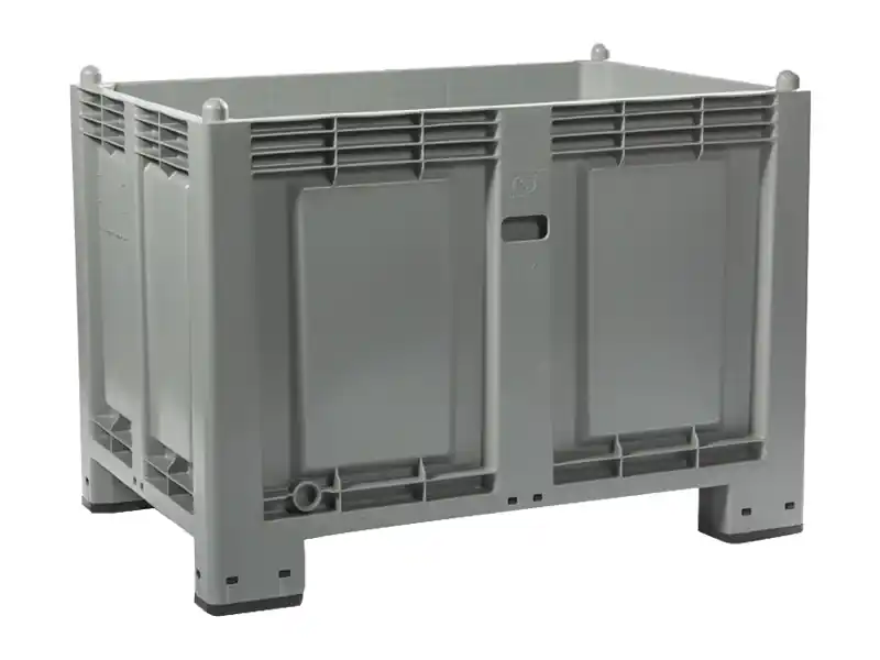 Cassa pallet Carvel 1200x800x850mm in polipropilene con 4 piedi, 600lt Subito Disponibile