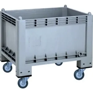 Cassa pallet Carvel 1000x700x800mm in polipropilene con ruote, 285lt Saldi