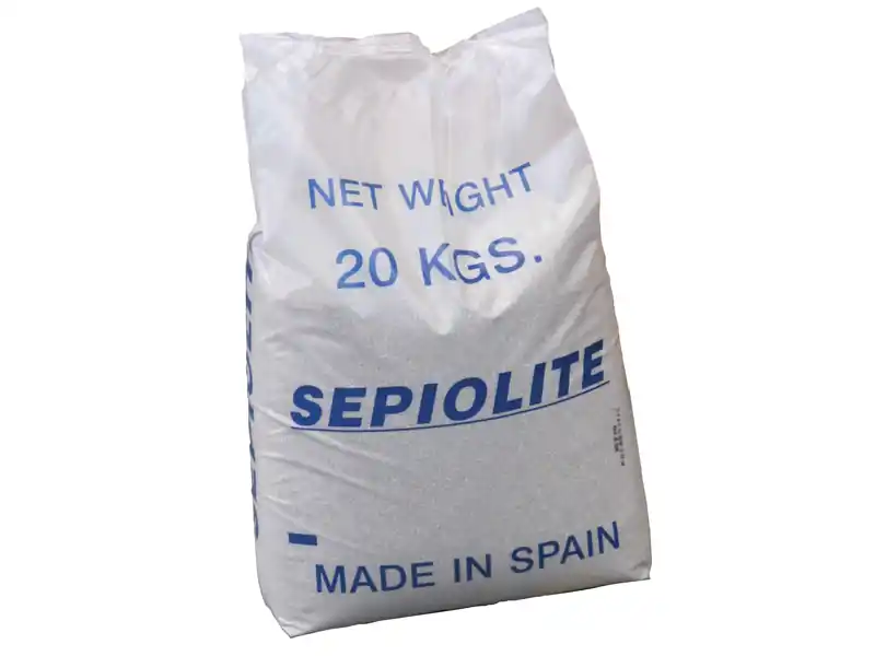 Spedizione Espresso Assorbente in granuli Carvel Sepiolite per assorbimento liquidi universali, sacco 20Kg