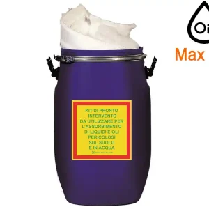Kit assorbimento per oli e derivati petrolio Carvel in fusto, capacità 69lt Compra Online