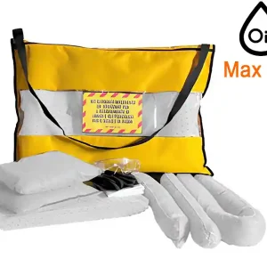Assorbenti antisversamento per oli e derivati petrolio Carvel da 31lt in kit borsa a tracolla Promozione