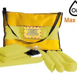 Assorbenti antisversamento per prodotti chimici Carvel da 42lt in kit borsa a tracolla Pagamento Sicuro