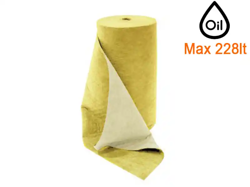 Di Tendenza Rotolo assorbente Carvel 81x4500cm forato e pre-tagliato per sostanze acide e liquidi tossici, 228lt