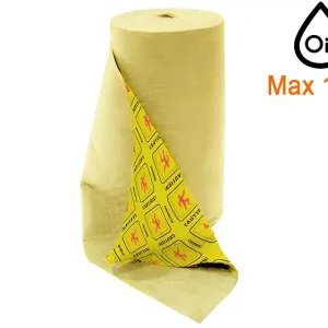 Compra Oggi Stesso Rotolo assorbente alta visibilità Carvel 81x4600cm forato e pre-tagliato per sversamenti, 173lt