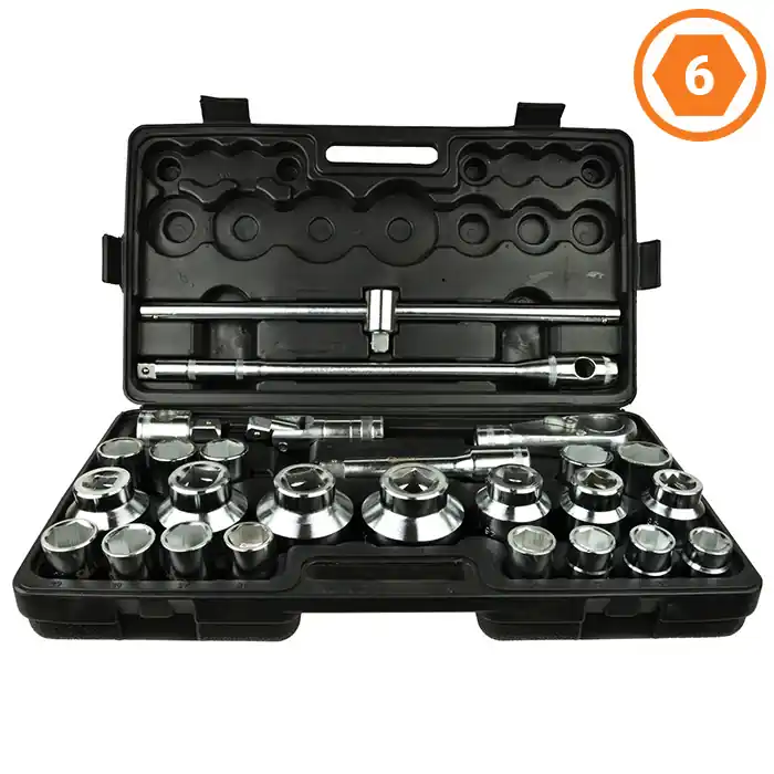 Offerta Speciale Set di bussole 3/4" e 1" 21–65 mm, 26 pezzi