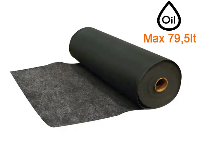 Rotolo assorbente carrabile adesivo Carvel 86x3000cm per olio e acqua, 79,5lt Spedizione Espresso