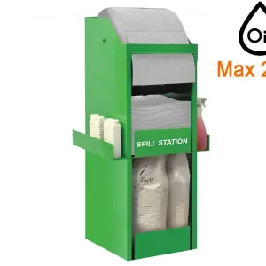 Nuova Collezione Stazione stoccaggio Carvel Spill Station 500x500x1500mm con materiale assorbente per olio, 260lt