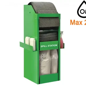 Stazione stoccaggio Carvel Spill Station 500x500x1500mm con materiale assorbente universale, 250lt Offerta Limitata