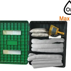 Sconto Armadio pensile polipropilene Carvel 616x270x735mm con materiale assorbente per olio, 60lt