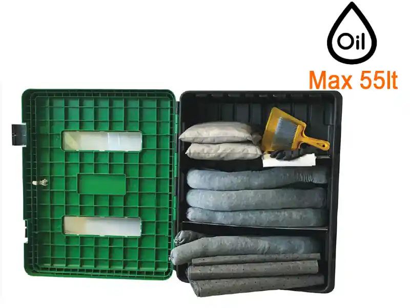 Offerta Lampo Armadio pensile polipropilene Carvel 616x270x735mm con materiale assorbente universale, 55lt