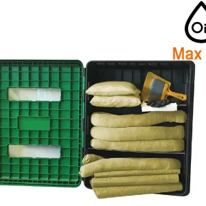 Pagamento Sicuro Armadio pensile polipropilene Carvel 616x270x735mm con materiale assorbente prodotti chimici, 58lt