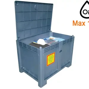 Prezzo Ridotto Contenitore carrellato Carvel 1000x700x650mm con materiale assorbente universale, 153lt