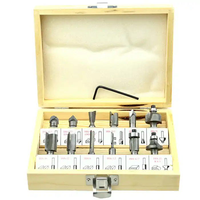 Spedizione Espresso Set di frese, 12 pezzi