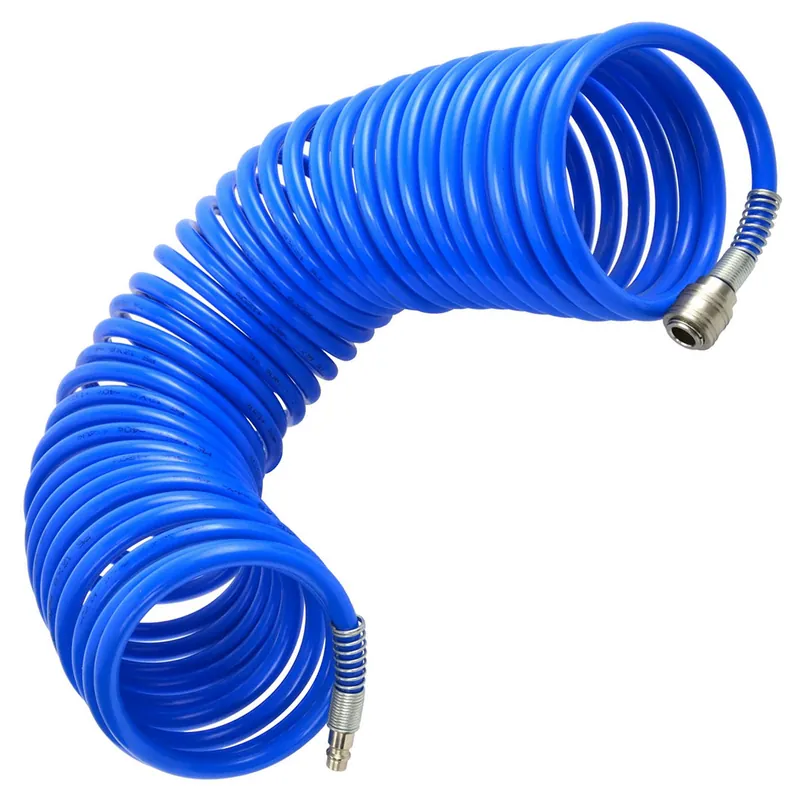 Affare Tubo aria compressa spiralato con attacchi 1/4" - 8x12 mm - 15 m