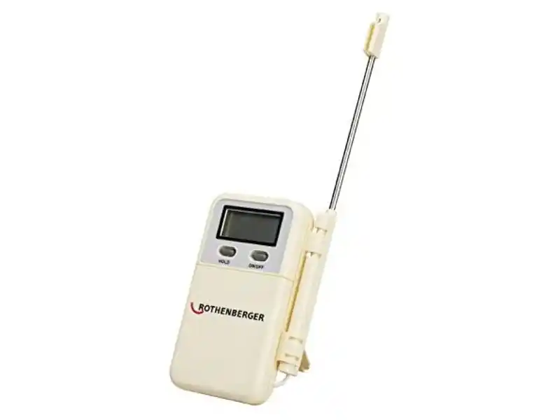 Rothenberger termometro digitale a contatto Ro-Therm Pro con sonda in acciaio inossidabile da 96mm Ultime Pezzi
