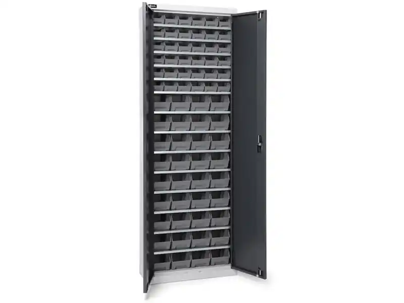 Armadio ante battenti Fami Perfom AK 700x267x1996mm con 72 contenitori Picking Box Air Sconto