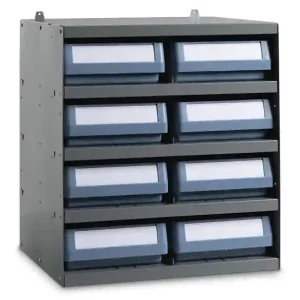 Affare Scaffale modulare a parete Fami 496x404x546mm con 5 ripiani e 8 cassette RK Box Classic