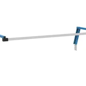 Supporto aereo con binario in alluminio Fami 1500x686x307mm blu per banchi lavoro Ordina Subito