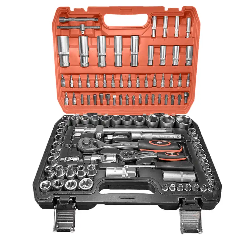 Nuova Collezione Set di chiavi a bussola e attrezzi - 1/4", 1/2" - 108 pezzi Lincos