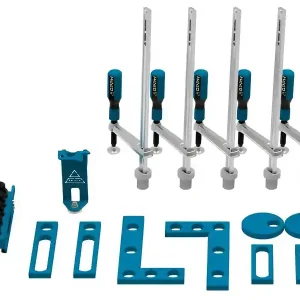 Accessori di serraggio 25 pezzi per tavoli saldatura SteelExpert GPPH, fori 28mm Saldi