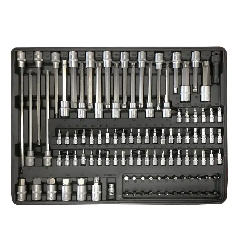 Modulo per carrelli portautensili 52x39 - Punte a bussola - 102 pezzi Popolare