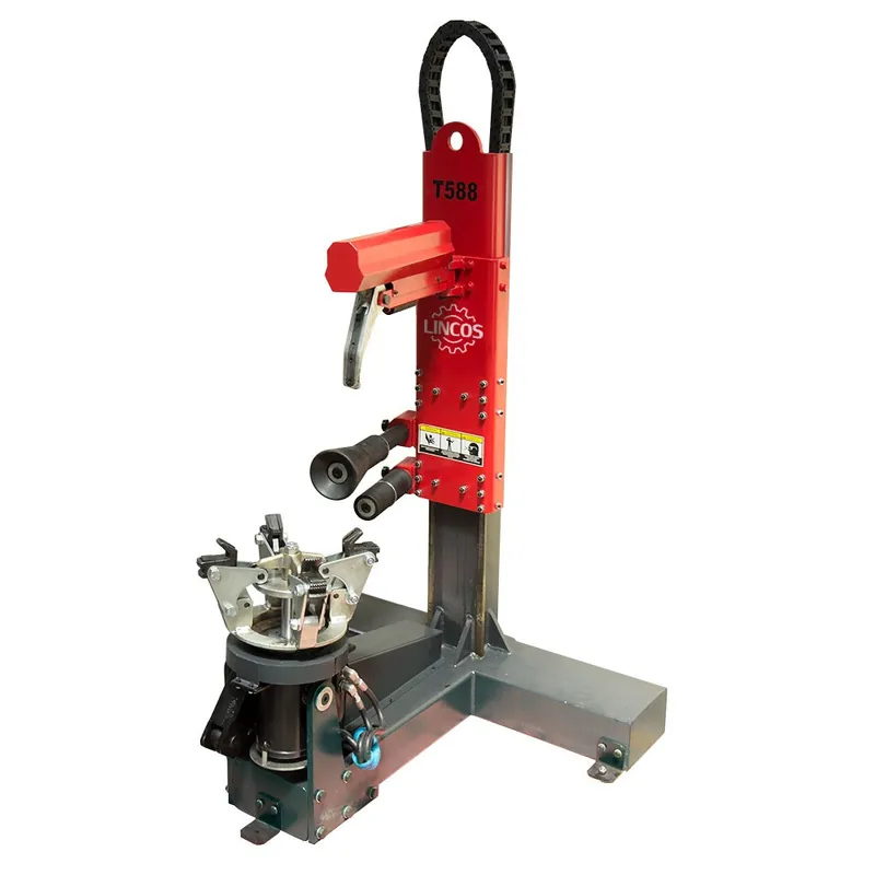 Consegna Rapida Smontagomme autocarro, testa di serraggio inclinabile, 19"-26"