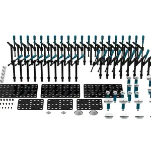 Accessori di serraggio tubi GPPH Master da 124 pezzi per tavoli saldatura, fori 16-28mm Compra Oggi Stesso