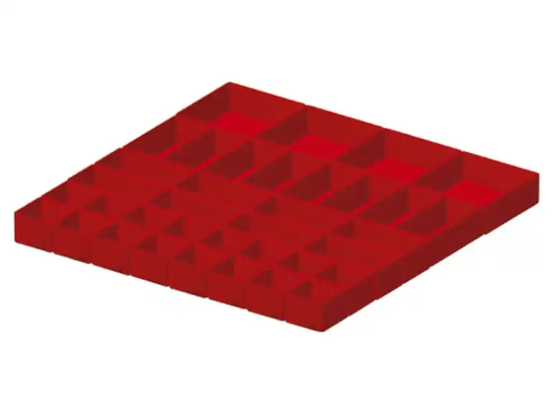 Professionale Divisori 36 elementi per cassettiere Fami Master 714x726 mm, frontale 50mm