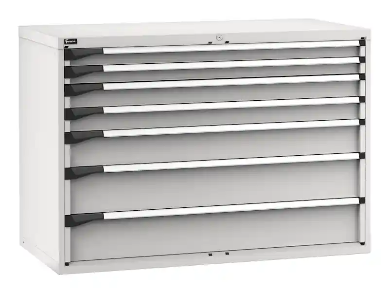Quantità Limitata Cassettiera Fami Master 1428x726x1000mm grigio con 7 cassetti ad estrazione telescopica