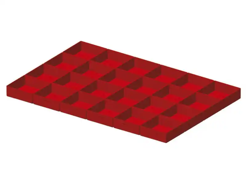Offerta Lampo Divisori 24 elementi per cassettiere Fami Master 1020x726 mm, frontale 50mm