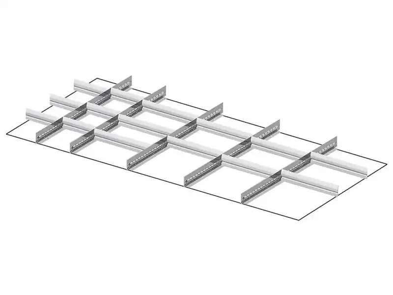 A Buon Prezzo Divisori metallici 20 elementi per cassettiere Fami Master 1428x726 mm, frontale 75mm