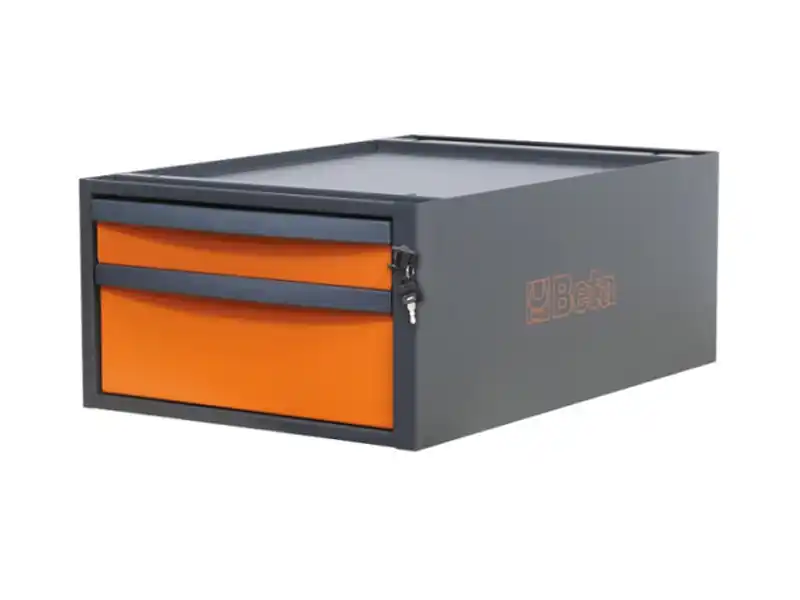 Cassettiera a 2 cassetti Beta C58CS/O 2C bicolore per banchi componibili C58BC Consegna Rapida